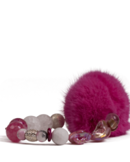 danish-fur-design-smykker-armbånd-00109-pink-19cm